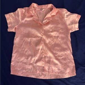 Juicy Couture Satin Pink PJ SET